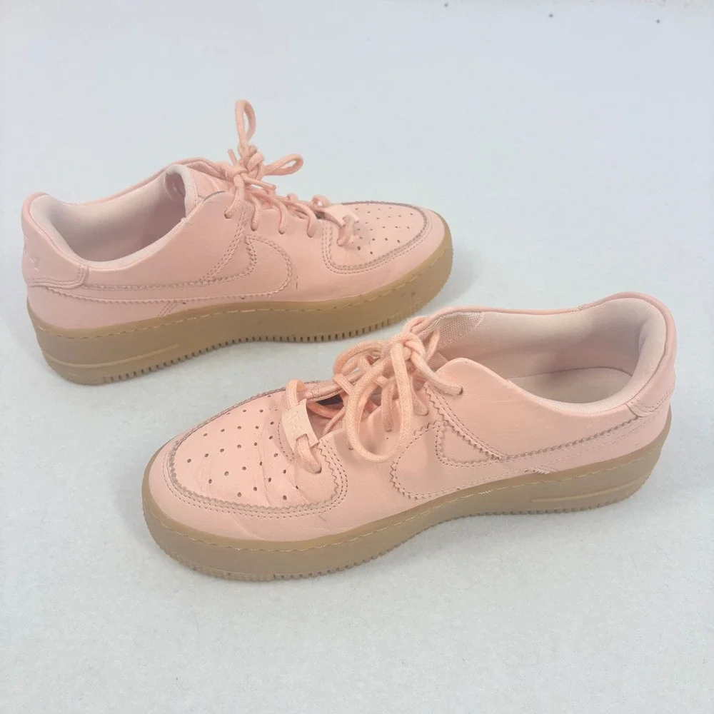 Nike Air Force 1 Sage Low Womens Size 7.5 Pink Athletic Lifestyle Shoes Sneakers